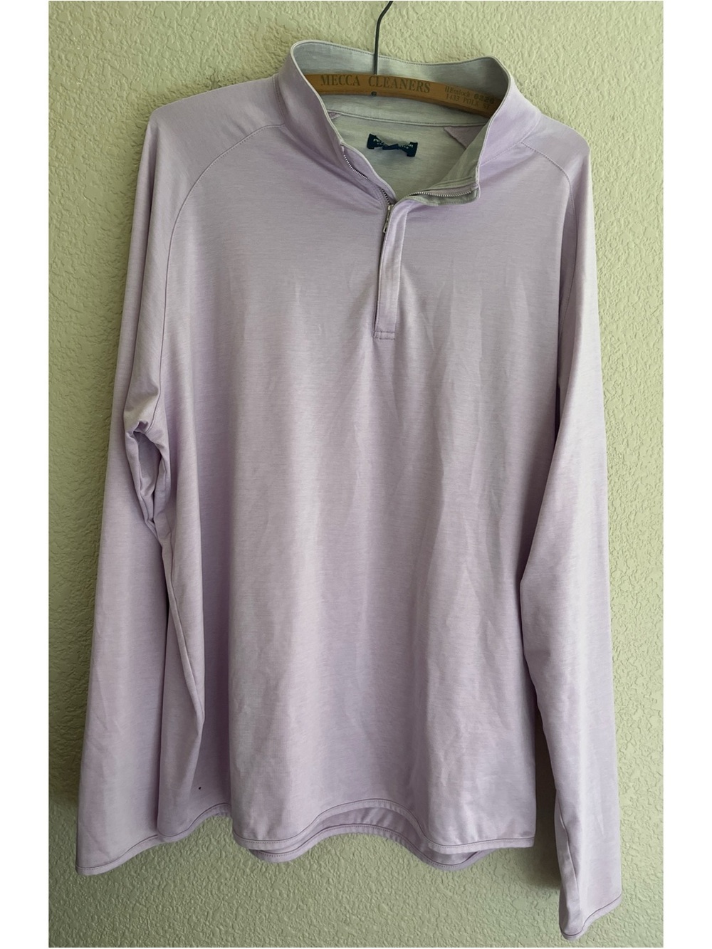 Peter Millar Lilac Quarter Zip Men’s Size XL